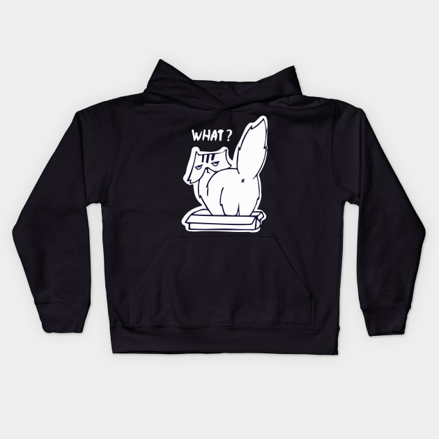 cat what Kids Hoodie by sufian